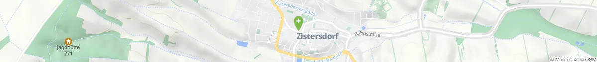 Kartendarstellung des Standorts für Apotheke Zur heiligen Dreifaltigkeit in 2225 Zistersdorf